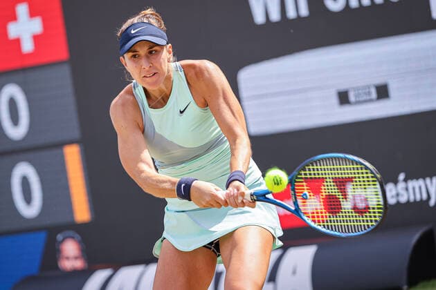 Belinda BENCIC SUI, bett1open WTA 500, Berlin, LTTC Rot Weiß , 17 06 2022, Copyright: xClaudioxGärtnerx