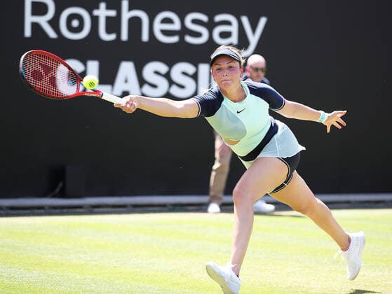 TENNIS - WTA, Tennis Damen Rothesay Classic Birmingham 2022 BIRMINGHAM,ENGLAND,17.JUN.22 - TENNIS - WTA Tour, Rothesay Classic Birmingham. Image shows Donna Vekic (CRO).  GEPAxpictures xAlanxGrieves