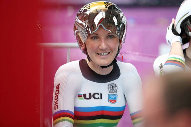Kaarst, 15 06 22, 135 German track cycling championships, day 2, Sportforum Kaarst Buettgen Olympic champion, world champion and double European champion Lisa Brennauer in portrait at the track DM track cycling championships 2022