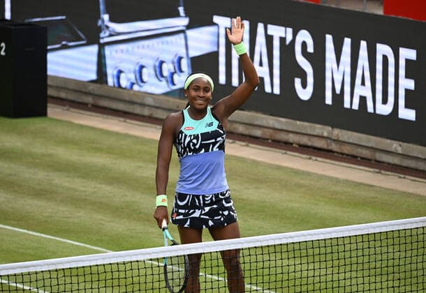 2022 WTA bett1open , Berlin Coco Gauff USA Photo Paul Zimmer Sportfoto Zimmer