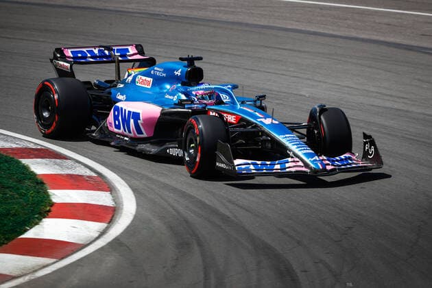 14 ALONSO Fernando (spa), Alpine F1 Team A522, action during the Formula 1 AWS Grand Prix du Canada 2022, 9th round of the 2022 FIA Formula One World Championship, WM, Weltmeisterschaft on the Circuit Gilles Villeneuve, from June 17 to 19, 2022 in Montreal, Canada - F1 - CANADIAN GRAND PRIX 2022 DPPI Panoramic  00122022__V2_2355
