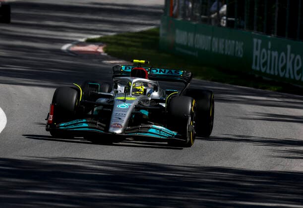 44 Lewis Hamilton GBR, Mercedes AMG Petronas F1 Team , F1 Grand Prix of Canada at Circuit Gilles Villeneuve on June 17, 2022 in Montreal, Canada Photo by HOCH ZWEI Montreal Canada