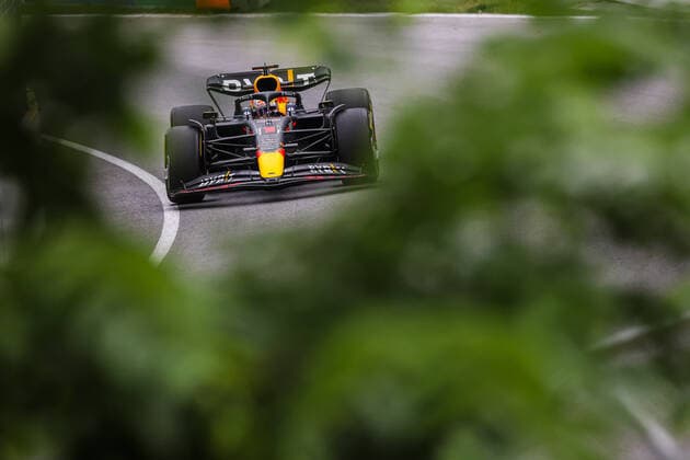Sport Bilder des Tages 01 VERSTAPPEN Max (nld), Red Bull Racing RB18, action during the Formula 1 AWS Grand Prix du Canada 2022, 9th round of the 2022 FIA Formula One World Championship, WM, Weltmeisterschaft on the Circuit Gilles Villeneuve, from June 17 to 19, 2022 in Montreal, Canada - F1 - CANADIAN GRAND PRIX 2022 DPPI Panoramic  GOOD0883