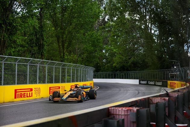03 RICCIARDO Daniel (aus), McLaren F1 Team MCL36, action during the Formula 1 AWS Grand Prix du Canada 2022, 9th round of the 2022 FIA Formula One World Championship, WM, Weltmeisterschaft on the Circuit Gilles Villeneuve, from June 17 to 19, 2022 in Montreal, Canada - F1 - CANADIAN GRAND PRIX 2022 DPPI Panoramic  20220617_G00D0227