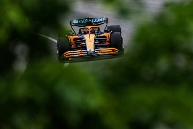 03 RICCIARDO Daniel (aus), McLaren F1 Team MCL36, action during the Formula 1 AWS Grand Prix du Canada 2022, 9th round of the 2022 FIA Formula One World Championship, WM, Weltmeisterschaft on the Circuit Gilles Villeneuve, from June 17 to 19, 2022 in Montreal, Canada - F1 - CANADIAN GRAND PRIX 2022 DPPI Panoramic  20220617_GOOD0897