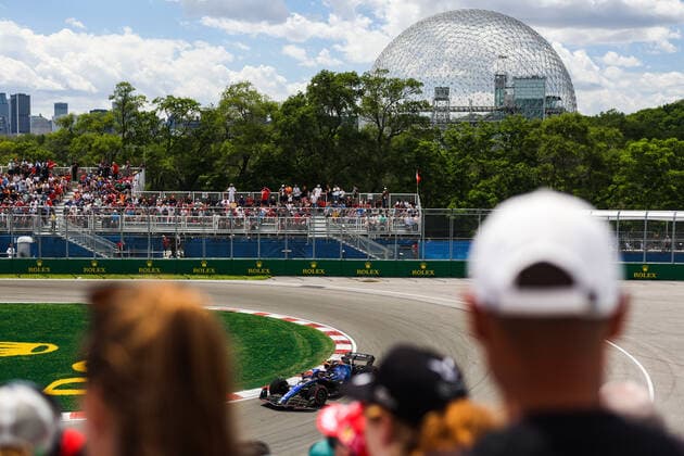 06 LATIFI Nicholas (can), Williams Racing FW44, action during the Formula 1 AWS Grand Prix du Canada 2022, 9th round of the 2022 FIA Formula One World Championship, WM, Weltmeisterschaft on the Circuit Gilles Villeneuve, from June 17 to 19, 2022 in Montreal, Canada - F1 - CANADIAN GRAND PRIX 2022 DPPI Panoramic  00122022_AV6_5604