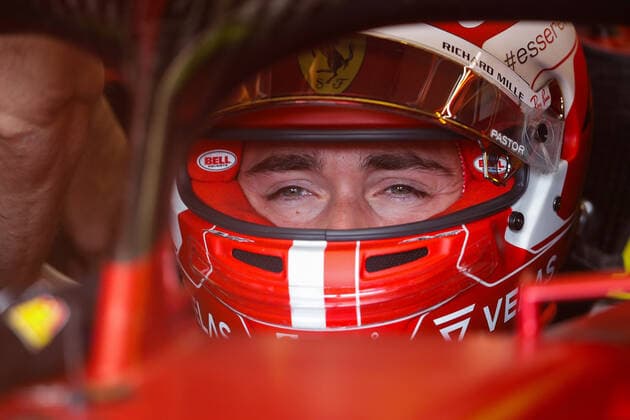 Sport Bilder des Tages LECLERC Charles (mco), Scuderia Ferrari F1-75, portrait during the Formula 1 AWS Grand Prix du Canada 2022, 9th round of the 2022 FIA Formula One World Championship, WM, Weltmeisterschaft on the Circuit Gilles Villeneuve, from June 17 to 19, 2022 in Montreal, Canada - F1 - CANADIAN GRAND PRIX 2022 DPPI Panoramic  00122022__V2_2895