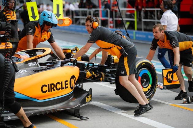 03 RICCIARDO Daniel (aus), McLaren F1 Team MCL36, action during the Formula 1 AWS Grand Prix du Canada 2022, 9th round of the 2022 FIA Formula One World Championship, WM, Weltmeisterschaft on the Circuit Gilles Villeneuve, from June 17 to 19, 2022 in Montreal, Canada - F1 - CANADIAN GRAND PRIX 2022 DPPI Panoramic  00122022__V2_3118