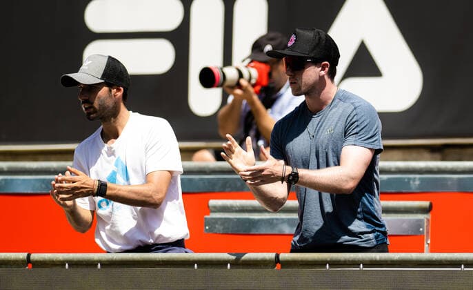 June 17, 2022, BERLIN, GERMANY: Tom Hill during the quarter-final of the 2022 bett1Open WTA, Tennis Damen 500 tennis tournament BERLIN GERMANY - ZUMAa181 20220617_zaa_a181_173 Copyright: xRobxPrangex