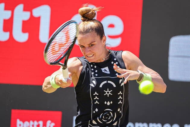 Maria SAKKARI GRE, bett1open WTA 500, Berlin, LTTC Rot Weiß , 18 06 2022, Copyright: xClaudioxGärtnerx