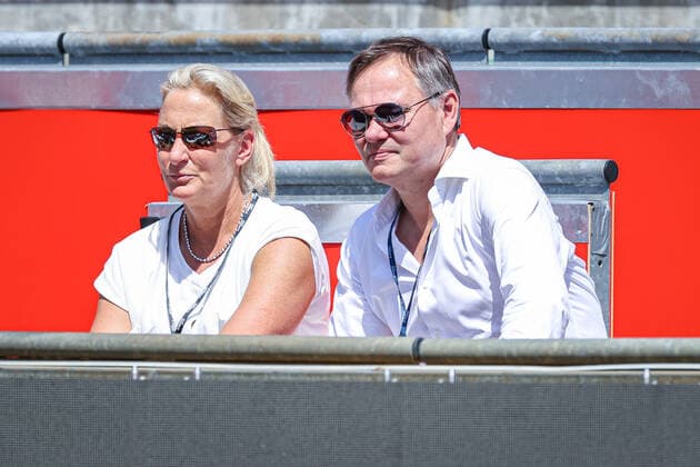 Barbara Rittner Tournament Director bett1open and Dr Dietrich Wolter President LTTC Rot Weiß Berlin , bett1open WTA 500, Berlin, LTTC Rot Weiß , 18 06 2022, Copyright: xClaudioxGärtnerx