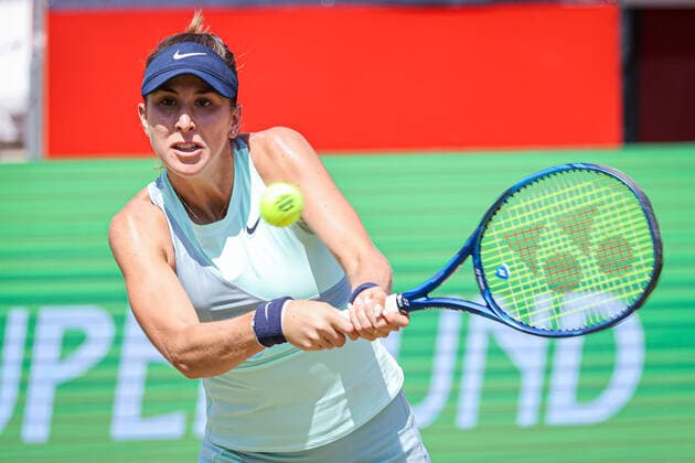 Belinda BENCIC SUI, bett1open WTA 500, Berlin, LTTC Rot Weiß , 18 06 2022, Copyright: xClaudioxGärtnerx
