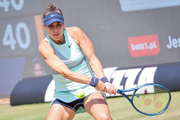 Belinda BENCIC SUI, bett1open WTA 500, Berlin, LTTC Rot Weiß , 18 06 2022, Copyright: xClaudioxGärtnerx