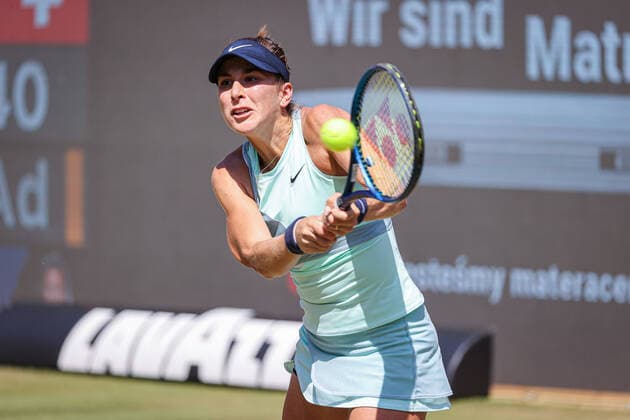 Belinda BENCIC SUI, bett1open WTA 500, Berlin, LTTC Rot Weiß , 18 06 2022, Copyright: xClaudioxGärtnerx