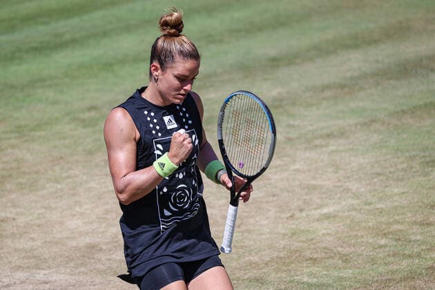 Maria SAKKARI GRE, bett1open WTA 500, Berlin, LTTC Rot Weiß , 18 06 2022, Copyright: xClaudioxGärtnerx