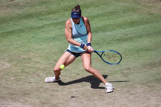 Belinda BENCIC SUI, bett1open WTA 500, Berlin, LTTC Rot Weiß , 18 06 2022, Copyright: xClaudioxGärtnerx