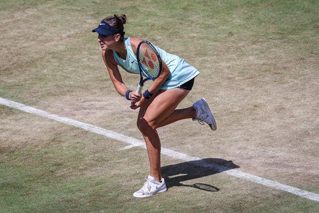Belinda BENCIC SUI, bett1open WTA 500, Berlin, LTTC Rot Weiß , 18 06 2022, Copyright: xClaudioxGärtnerx