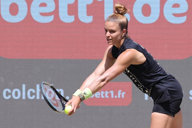 DEU, Tennis, Bett1 Open, 18 06 2022, Rot Weiss Tennisanlage, Berlin, DEU, Tennis, Bett1 Open, in picture ladies singles 2 Maria SAKKARI GRE Foto Juergen Engler nordphoto GmbH JuergenxEngler nph00076