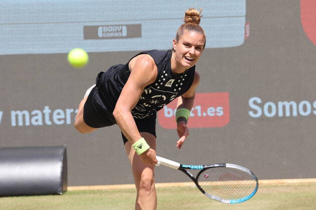 DEU, Tennis, Bett1 Open, 18 06 2022, Rot Weiss Tennisanlage, Berlin, DEU, Tennis, Bett1 Open, in picture ladies singles 2 Maria SAKKARI GRE Foto Juergen Engler nordphoto GmbH JuergenxEngler nph00076