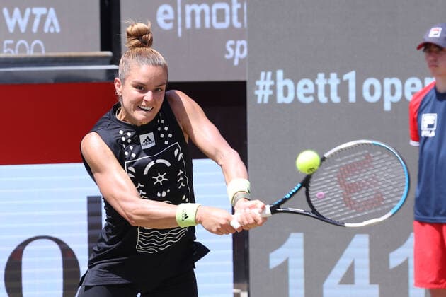 DEU, Tennis, Bett1 Open, 18 06 2022, Rot Weiss Tennisanlage, Berlin, DEU, Tennis, Bett1 Open, in picture ladies singles 2 Maria SAKKARI GRE Foto Juergen Engler nordphoto GmbH JuergenxEngler nph00076