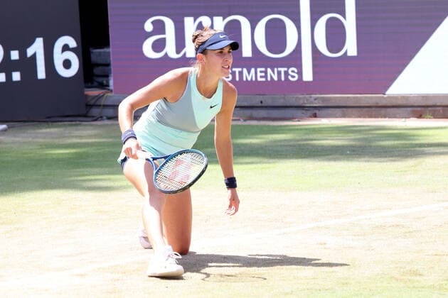 DEU, Tennis, Bett1 Open, 18 06 2022, Rot Weiss Tennisanlage, Berlin, DEU, Tennis, Bett1 Open, in picture ladies singles 8 Belinda BENCIC SUI Foto Juergen Engler nordphoto GmbH JuergenxEngler nph00076
