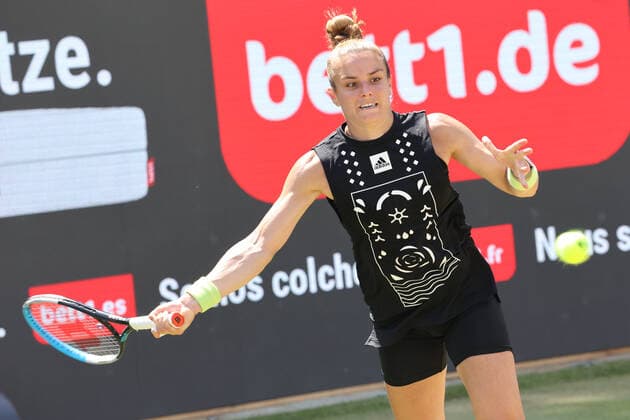 DEU, Tennis, Bett1 Open, 18 06 2022, Rot Weiss Tennisanlage, Berlin, DEU, Tennis, Bett1 Open, in picture ladies singles 2 Maria SAKKARI GRE Foto Juergen Engler nordphoto GmbH JuergenxEngler nph00076