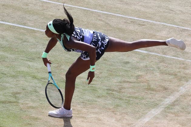 DEU, Tennis, Bett1 Open, 18 06 2022, Rot Weiss Tennisanlage, Berlin, DEU, Tennis, Bett1 Open, in picture ladies 7 Coco GAUFF USA Foto Juergen Engler nordphoto GmbH JuergenxEngler nph00076