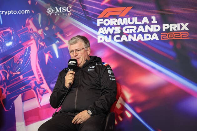 SZAFNAUER Otmar, Team Principal of Alpine F1 Team, portrait during the Formula 1 AWS Grand Prix du Canada 2022, 9th round of the 2022 FIA Formula One World Championship, WM, Weltmeisterschaft on the Circuit Gilles Villeneuve, from June 17 to 19, 2022 in Montreal, Canada - F1 - CANADIAN GRAND PRIX 2022 DPPI Panoramic  G00D0444