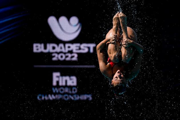 Sport Themen der Woche KW24 Sport Bilder des Tages Team Hungary HUN Free Combination Preliminary Artistic Swimming FINA 19th World Championships Budapest 2022 Budapest, Alfred Hajos Complex 18 06 22 Photo Andrea Masini Deepbluemedia Insidefoto AndreaXMasini
