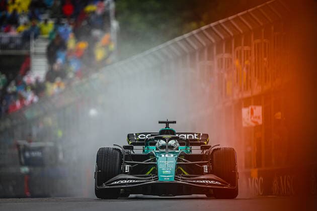 18 STROLL Lance (can), Aston Martin F1 Team AMR22, action during the Formula 1 AWS Grand Prix du Canada 2022, 9th round of the 2022 FIA Formula One World Championship, WM, Weltmeisterschaft on the Circuit Gilles Villeneuve, from June 17 to 19, 2022 in Montreal, Canada - F1 - CANADIAN GRAND PRIX 2022 DPPI Panoramic  GOOD1170