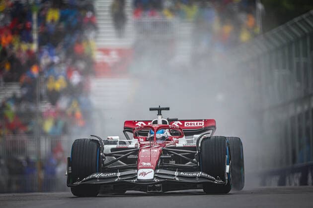 77 BOTTAS Valtteri (fin), Alfa Romeo F1 Team ORLEN C42, action during the Formula 1 AWS Grand Prix du Canada 2022, 9th round of the 2022 FIA Formula One World Championship, WM, Weltmeisterschaft on the Circuit Gilles Villeneuve, from June 17 to 19, 2022 in Montreal, Canada - F1 - CANADIAN GRAND PRIX 2022 DPPI Panoramic  GOOD1282
