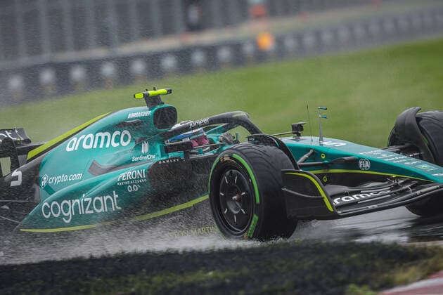 05 VETTEL Sebastian (ger), Aston Martin F1 Team AMR22, action during the Formula 1 AWS Grand Prix du Canada 2022, 9th round of the 2022 FIA Formula One World Championship, WM, Weltmeisterschaft on the Circuit Gilles Villeneuve, from June 17 to 19, 2022 in Montreal, Canada - F1 - CANADIAN GRAND PRIX 2022 DPPI Panoramic  GOOD1655