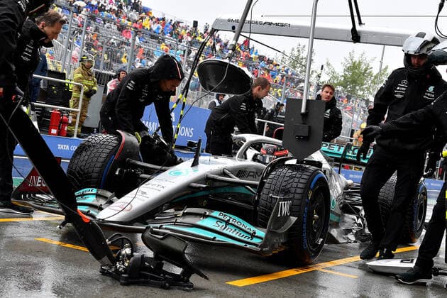 18 06 2022, Circuit Gilles Villeneuve, Montreal, FORMULA 1 AWS GRAND PRIX DU CANADA 2022 , in the picture George Russell GBR , Mercedes AMG Petronas Formula One Team Photo EU Images Montreal Circuit Gilles Villeneuve Quebec Canada  eu-images-506