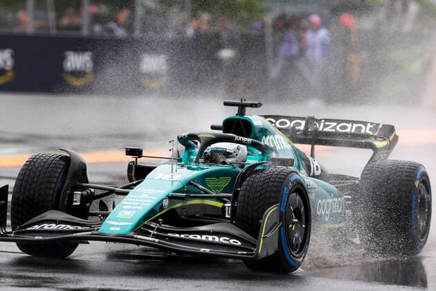 18 Lance Stroll CAN, Aston Martin Aramco Cognizant F1 Team , F1 Grand Prix of Canada at Circuit Gilles Villeneuve on June 18, 2022 in Montreal, Canada Photo by HOCH ZWEI Montreal Canada