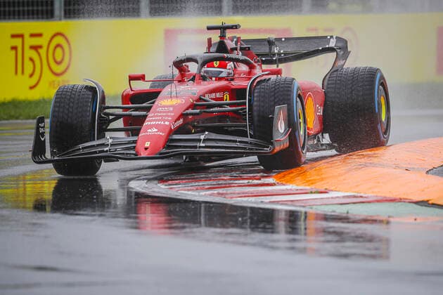 16 LECLERC Charles (mco), Scuderia Ferrari F1-75, action during the Formula 1 AWS Grand Prix du Canada 2022, 9th round of the 2022 FIA Formula One World Championship, WM, Weltmeisterschaft on the Circuit Gilles Villeneuve, from June 17 to 19, 2022 in Montreal, Canada - F1 - CANADIAN GRAND PRIX 2022 DPPI Panoramic  _V2_4142