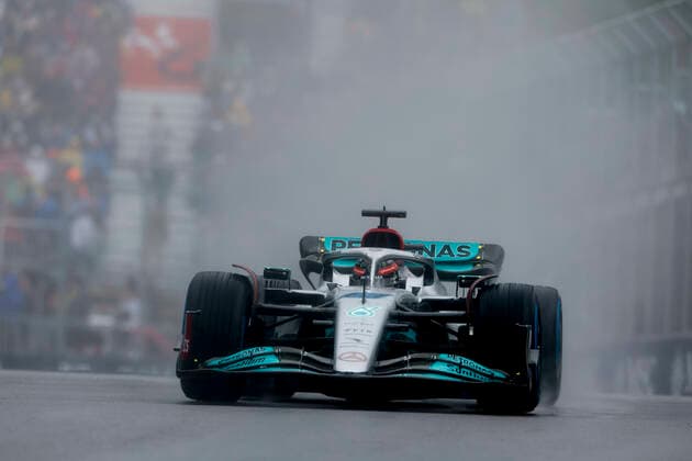 63 George Russell GBR, Mercedes AMG Petronas F1 Team , F1 Grand Prix of Canada at Circuit Gilles Villeneuve on June 18, 2022 in Montreal, Canada Photo by HOCH ZWEI Montreal Canada