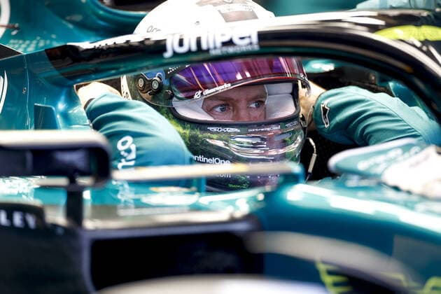 VETTEL Sebastian (ger), Aston Martin F1 Team AMR22, portrait during the Formula 1 AWS Grand Prix du Canada 2022, 9th round of the 2022 FIA Formula One World Championship, WM, Weltmeisterschaft on the Circuit Gilles Villeneuve, from June 17 to 19, 2022 in Montreal, Canada - F1 - CANADIAN GRAND PRIX 2022 DPPI Panoramic  20220618_F12022GP09CAN_JK19893