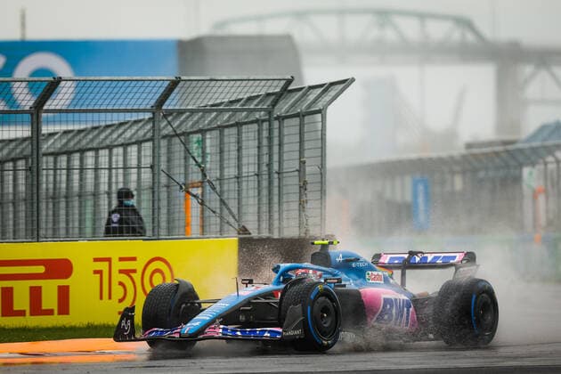Sport Bilder des Tages 31 OCON Esteban (fra), Alpine F1 Team A522, action during the Formula 1 AWS Grand Prix du Canada 2022, 9th round of the 2022 FIA Formula One World Championship, WM, Weltmeisterschaft on the Circuit Gilles Villeneuve, from June 17 to 19, 2022 in Montreal, Canada - F1 - CANADIAN GRAND PRIX 2022 DPPI Panoramic  20220618_GOOD2976