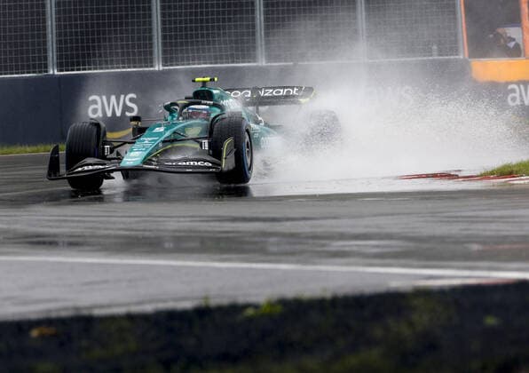 05 VETTEL Sebastian (ger), Aston Martin F1 Team AMR22, action during the Formula 1 AWS Grand Prix du Canada 2022, 9th round of the 2022 FIA Formula One World Championship, WM, Weltmeisterschaft on the Circuit Gilles Villeneuve, from June 17 to 19, 2022 in Montreal, Canada - F1 - CANADIAN GRAND PRIX 2022 DPPI Panoramic  20220618_F12022GP09CAN_JK22653