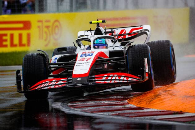 47 SCHUMACHER Mick (ger), Haas F1 Team VF-22 Ferrari, action during the Formula 1 AWS Grand Prix du Canada 2022, 9th round of the 2022 FIA Formula One World Championship, WM, Weltmeisterschaft on the Circuit Gilles Villeneuve, from June 17 to 19, 2022 in Montreal, Canada - F1 - CANADIAN GRAND PRIX 2022 DPPI Panoramic  00122022__V2_4655