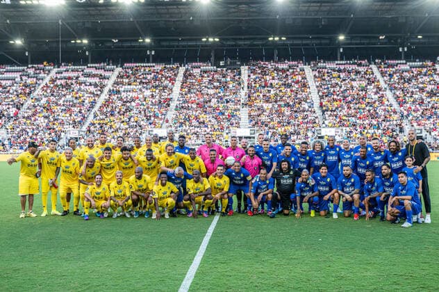 Sport Themen der Woche KW24 Sport Bilder des Tages Picture of the players during the game The Beautiful Game played at the DRV PNK stadium in Fort Lauderdale, Florida, USA, 18 June 2022. The Beautiful Game !ACHTUNG: NUR REDAKTIONELLE NUTZUNG!  Copyright: xGiorgioxVierax AME7472 20220619-5d42f6b9334b6ae8aca00452ef12eb714fcd7e5e