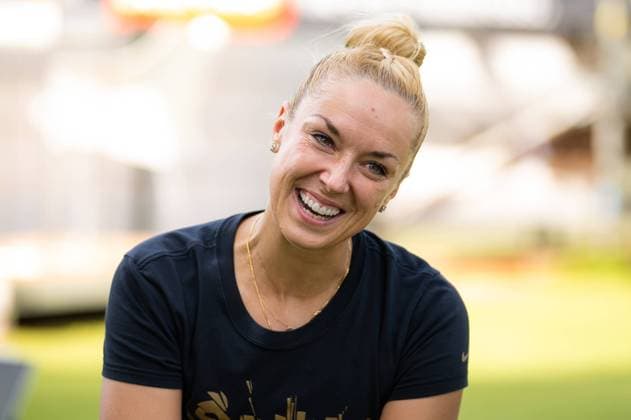 June 18, 2022, BERLIN, GERMANY: Sabine Lisicki of Germany talks to the media after the doubles semi-final of the 2022 bett1Open WTA, Tennis Damen 500 tennis tournament BERLIN GERMANY - ZUMAa181 20220618_zaa_a181_047 Copyright: xRobxPrangex
