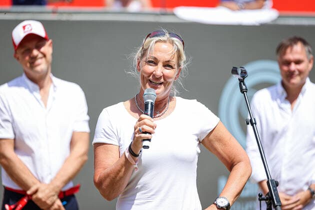 Barbara Rittner Tournament Director bett1open , bett1open WTA 500, Berlin, LTTC Rot Weiß , 19 06 2022, Copyright: xClaudioxGärtnerx