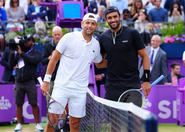 Tennis, ATP Tournament in London, Final, Filip Krajinovic - Matteo Berrettini