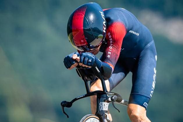 Geraint THOMAS 8 stage Tour de Suisse 2022 ITT Vaduz Geraint THOMAS Team INEOS Grenadiers 8 stage of the 85 Tour de Suisse 2022 time trial with start in Vaduz Liechtenstein and finish in Vaduz over 25.6 kilometers