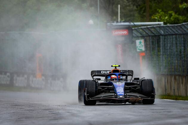 6 Nicholas Latifi CAN, Williams Racing hits a groundhog, F1 Grand Prix of Canada at Circuit Gilles Villeneuve on June 18, 2022 in Montreal, Canada Photo by HOCH ZWEI Montreal Canada