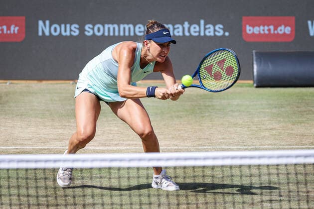 Belinda BENCIC SUI, bett1open WTA 500, Berlin, LTTC Rot Weiß , 19 06 2022, Copyright: xClaudioxGärtnerx