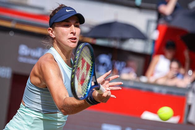 Belinda BENCIC SUI, bett1open WTA 500, Berlin, LTTC Rot Weiß , 19 06 2022, Copyright: xClaudioxGärtnerx
