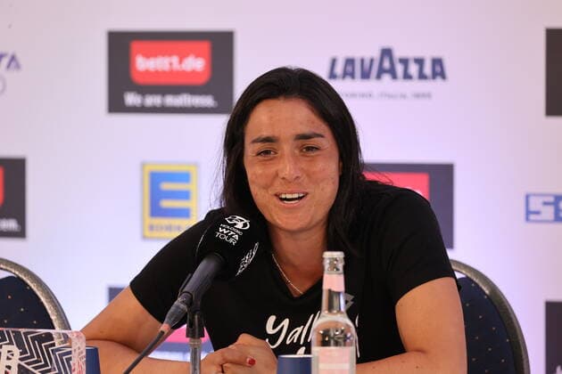 Winner of bett1open 2022 Ons JABEUR TUN at the closing press conference, bett1open WTA 500, Berlin, LTTC Rot Weiß , 19 06 2022, Copyright: xClaudioxGärtnerx