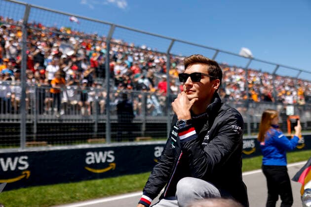 63 George Russell GBR, Mercedes AMG Petronas F1 Team , F1 Grand Prix of Canada at Circuit Gilles Villeneuve on June 19, 2022 in Montreal, Canada Photo by HOCH ZWEI Montreal Canada